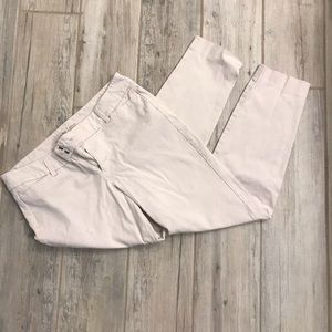 Cream Old Navy Pixie Pants.